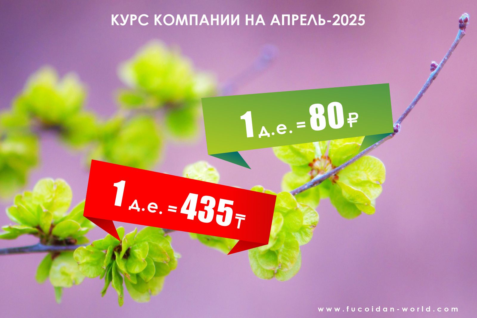 Курс денежной единицы (д. е.)